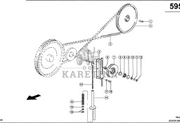 Claas Lexion 560 KOŁO PASOWE 0006678932 (Napęd wytrząsaczy)