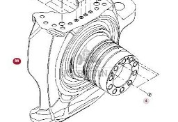 Fendt Vario 1038 1042 1046 1050 GEN 3 Obudowa Łączona Prawa Lewa F530300220220 F530300220230