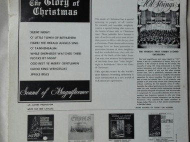 Kolędy, The Glory of Christmas, winyl USA. ok. 1970 r.-2