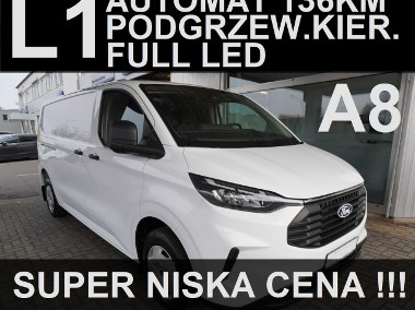 Ford Transit Transit Custom Automat 136KM L1 Full LED Kamera Czujniki Dostępny od-1