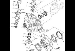 John Deere 7530 Premium - Łoźysko wałeczkowe skośne AL81844
