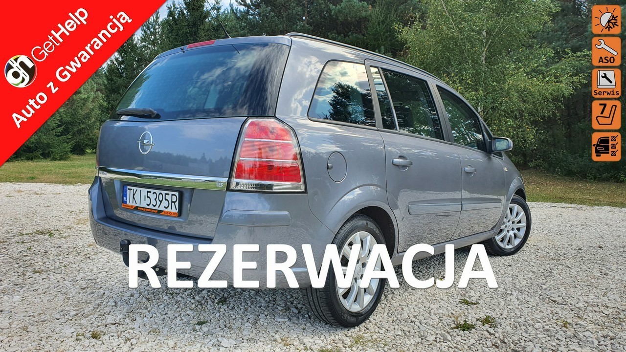 Opel Zafira B 1.8 16v 140KM # Klima # Tempomat # 7 Osobowa # Serwis do Końca # IGŁ