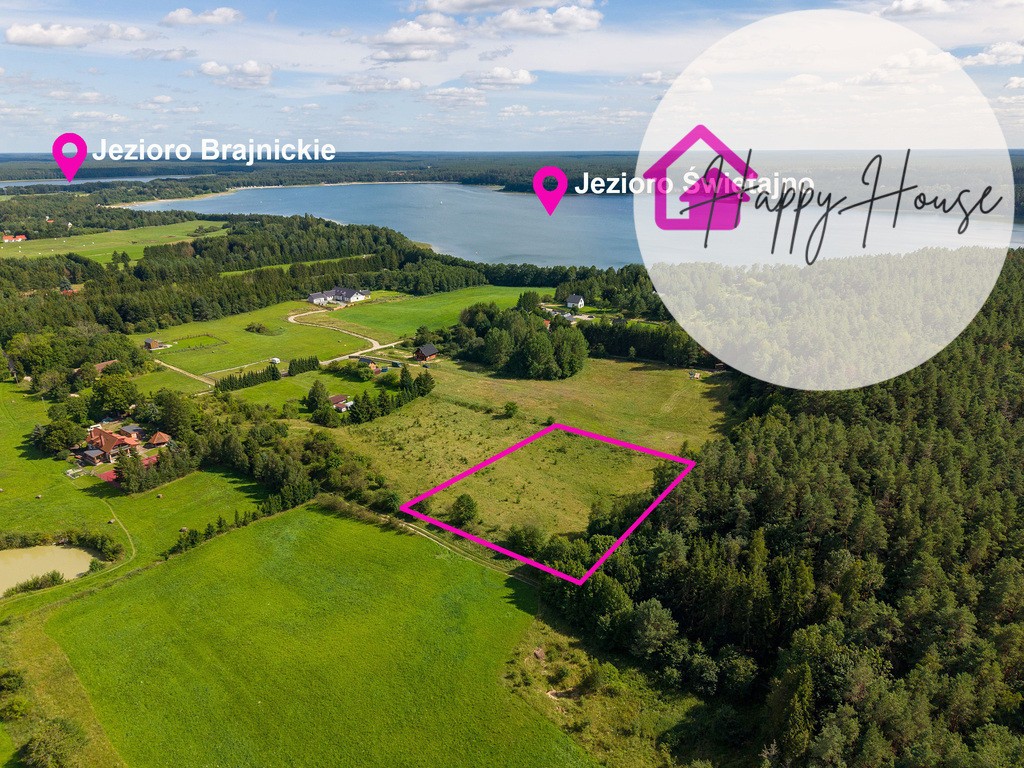 Działka Brajniki – 6,5 tys. m² blisko jeziora, szczycieński