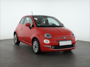 Fiat 500 , Salon Polska, Serwis ASO, Skóra, Klima, Parktronic,