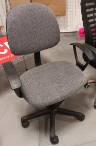 Fotele biurowe szare w okazyjnej cenie-3