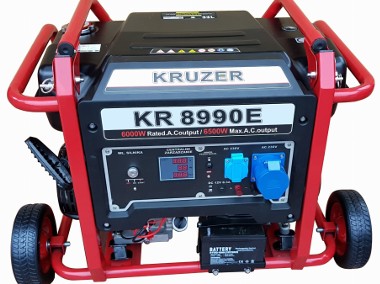 Agregat prądotwórczy generator jednofazowy KRUZER KR 8990E 6.0kW!!!-1