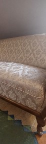 Sofa z dwoma fotelami , tapicerowane, po renowacji -3