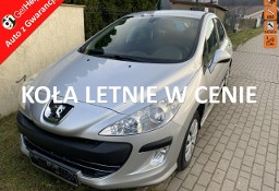 Peugeot 308 I Benzyna, klimatyzacja, 8 airbag, tempomat, hak, drugie koła alufelgi