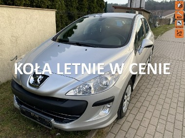 Peugeot 308 I Benzyna, klimatyzacja, 8 airbag, tempomat, hak, drugie koła alufelgi-1