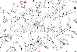 Massey Ferguson 8480 Blok Cylindrów V836867046