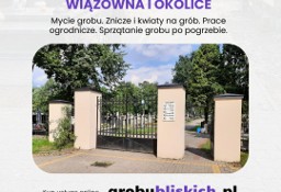 Opieka nad grobami Wiązowna - mycie grobu, znicze i kwiaty na grób