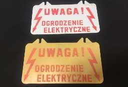  PRL tablica ogrodzenie urządzenie elektryczne