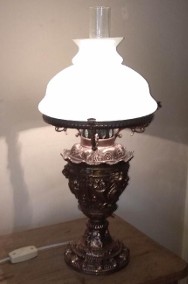 Miedziana lampa a'la naftowa - styl retro-2