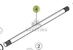 Claas AXION 810 870 Wałek Przekładni Skrzyni Biegów 0011708470 00 1170 847 0