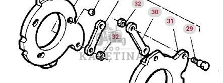 Massey Ferguson 3690 Rozpierak Hydrauliczny CZĘŚCI 3617341M1-1