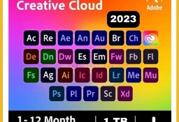 Adobe Creative Cloud 2023 Subskrypcja na 12 miesięcy