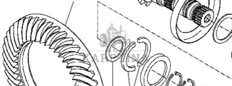 Massey Ferguson 8470 8480 Koło Koronowe Atak Zębatka CZĘŚCI 926102410040 931100410010 926102410020-1