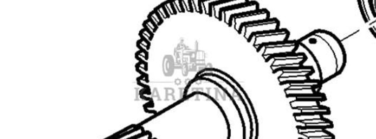 John Deere 6115R Wałek Pośredni Skrzyni Biegów Pełzających L76872-1
