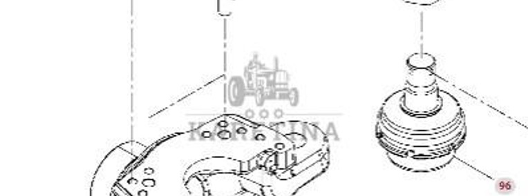 Fendt 936 GEN 7 Obudowa łączona Przegubu Płytka CZĘŚCI H218PF050036A H218PF050041A-1