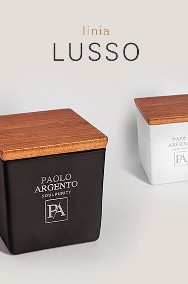 Świeca Sojowa Paolo Argento BIANCO Lusso Cilindro-3