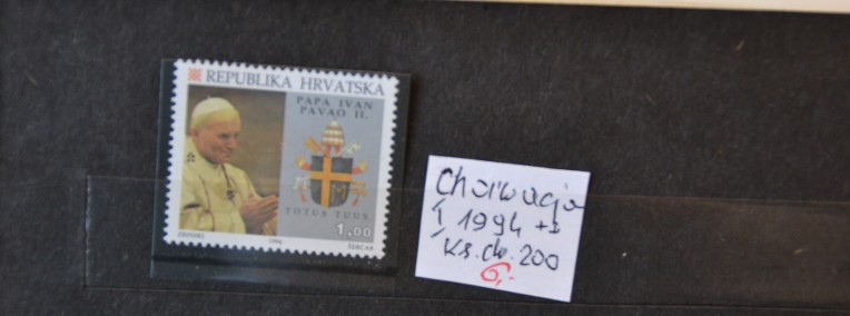 Papież Jan Paweł II. Chorwacja I ** Wg Ks Chrostowskiego poz. 200 -1