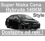 Toyota Corolla XII 140KM Wyprzedaż 2025 Martwe Pole Style super Cena ! Od ręki 1355 zł