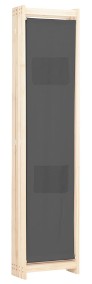 vidaXL Parawan 5-panelowy, szary, 200 x 170 x 4 cm, tkanina 248177-4