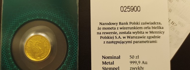  Orzeł Bielik 50 zł 2017 rok - wyjątkowy numizmat-1