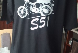 Koszulka męska T-shirt XL nadruk SIMSON S51 czasy DDR NRD GDR motocyklowa NOWA