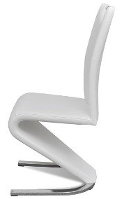 vidaXL Krzesła stołowe, 6 szt., białe, sztuczna skóra270789-2