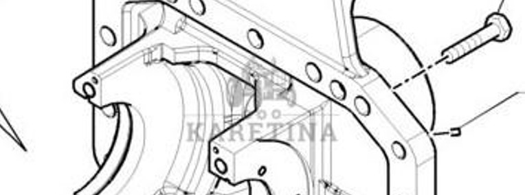 New Holland T7000 T7030 Wspornik Uchwyt Mechanizmu Różnicowego CZĘŚCI 87543240-1