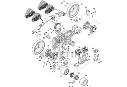John Deere 9470RX - Rama środkowa R559554 (Gąsienice i obciąźniki)