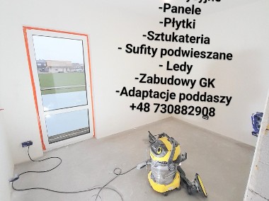 Gładzie gipsowe, malowanie, tynki dekoracyjne, sztukateria , zabudowy GK, płytki-1