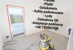 Gładzie gipsowe, malowanie, tynki dekoracyjne, sztukateria , zabudowy GK, płytki