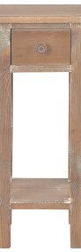 vidaXL Stolik boczny, brązowy, 27x27x65,5 cm, drewniany280060-3