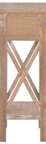vidaXL Stolik boczny, brązowy, 27x27x65,5 cm, drewniany280060-4