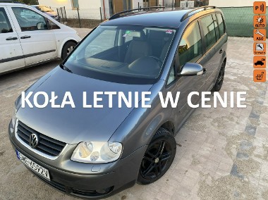 Volkswagen Touran I 1,9 TDI, klimatronic,hak,kamera ,czujniki cofania,drugie koła,5 miej-1