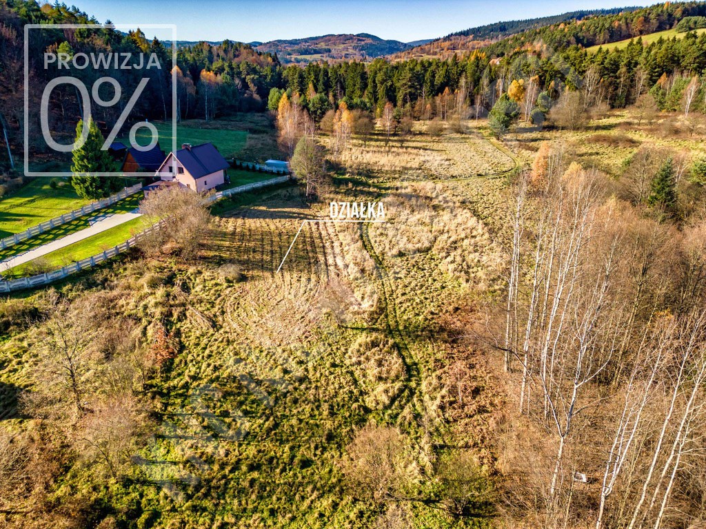 Działka w spokojnym miejscu blisko lasu, małopolskie