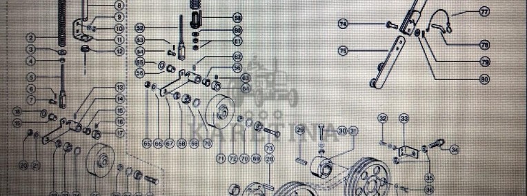Rolka napinacza Class Mega 370-340 Nr kat. 000 641 288 1 Nr kat. 000 641 288 1-1