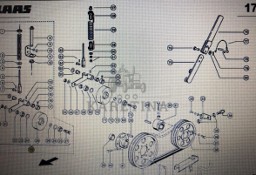 Rolka napinacza Class Mega 370-340 Nr kat. 000 641 288 1 Nr kat. 000 641 288 1