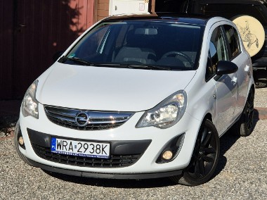 Opel Corsa D 2012r, 1.4B 90KM, Wyjątkowa Wersja Czarno-Biała, Alus 17-1