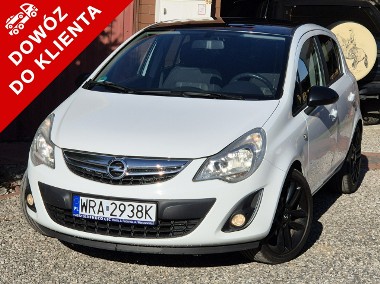 Opel Corsa D 2012r, 1.4B 90KM, Wyjątkowa Wersja Czarno-Biała, Alus 17-1