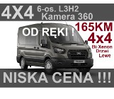 Ford Transit 4x4 165KM L3H2 6-osob. Kamera 360 Drzwi Lewe Bi-Xenon