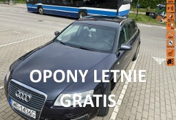 Audi A6 III (C6) Idealny stan, ksenony, welury, pół skóry, pełen serwis, 2 kpl. opon