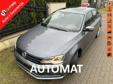 Volkswagen Jetta VI Mocna benzyna, automat ,nawigacja, światła dzienne, Isofix, USB, Aux