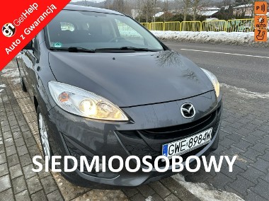 Mazda 5 II Mocna benzyna, klimatronik, 7 miejsc, parktronik, drugie koła, isofi-1