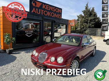 Jaguar S-Type I Zadbany niski oryginalny przebieg 46 Tyś. Km, Skórzana tapicerka-1