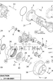 SPICER 311/211/174 Przekładnia Planetarna Obudowa Przegub Wałek Zwolnica CZĘŚCI-2