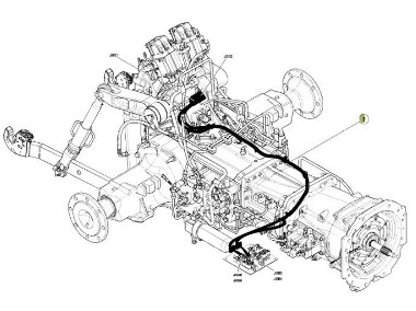 Claas Arion 550-520 650-620 - kabel wiązka elektryczna 0021500712-2