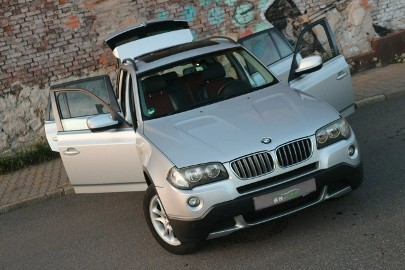 BMW X3 I (E83) xDrive18d 4x4-Panorama-Skóra-Grzane Fotele-Szyberdach-Alufelgi